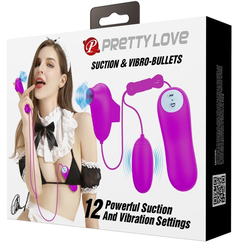 Pretty Love Succión y Vibro Balas